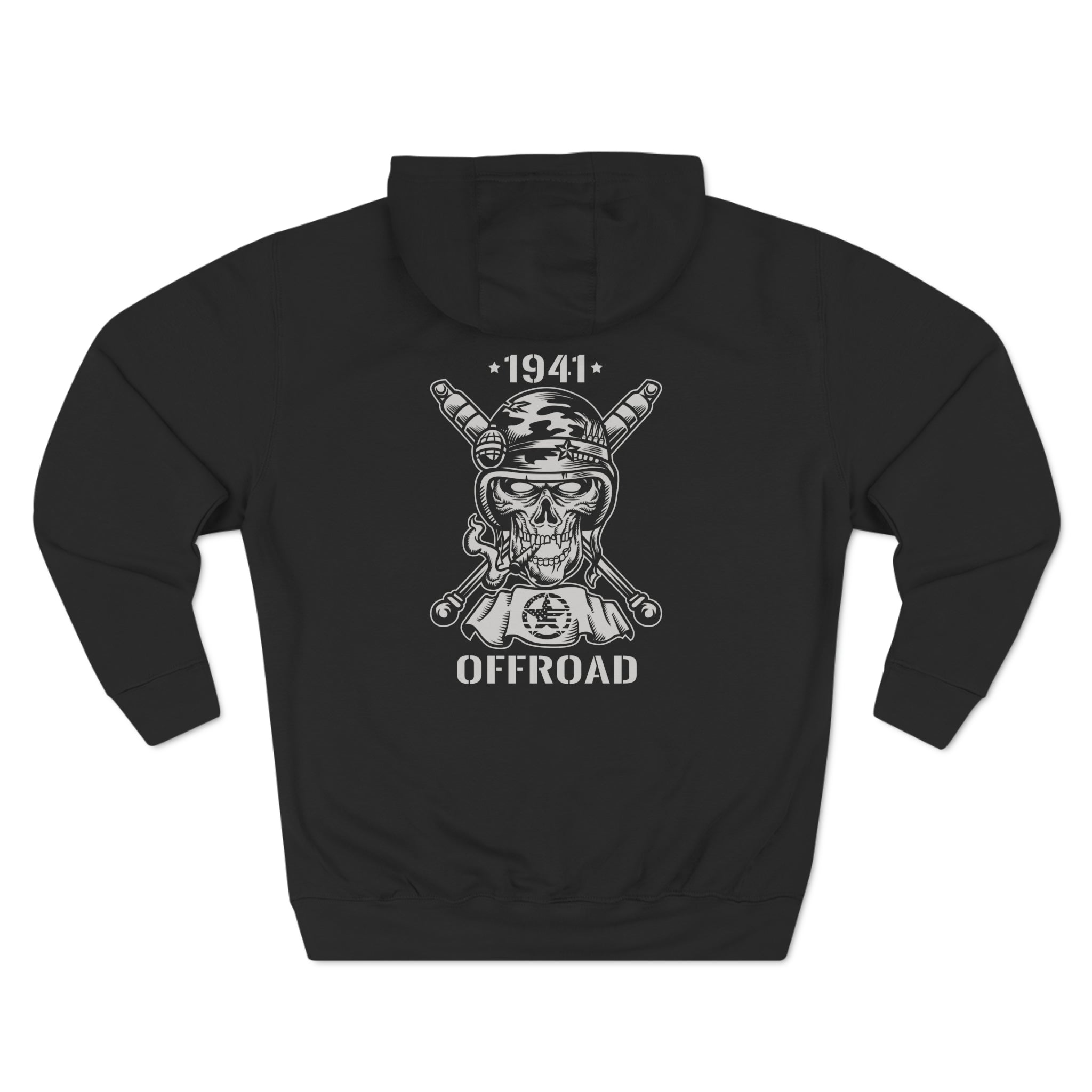 1941 Off-Road Skull -  Hooded Sweatshirt - 1941 Off-Road