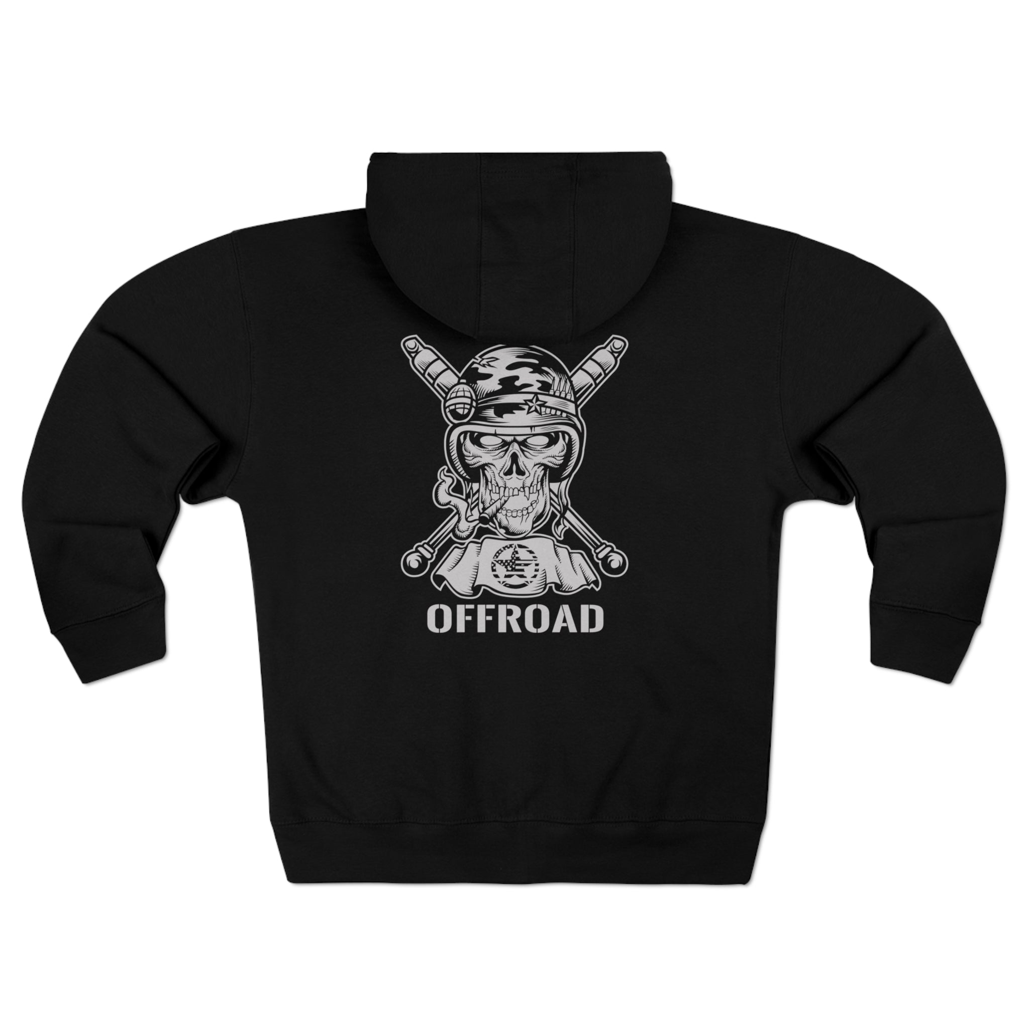 1941 Off-Road Skull Zip Hoodie - 1941 Off-Road